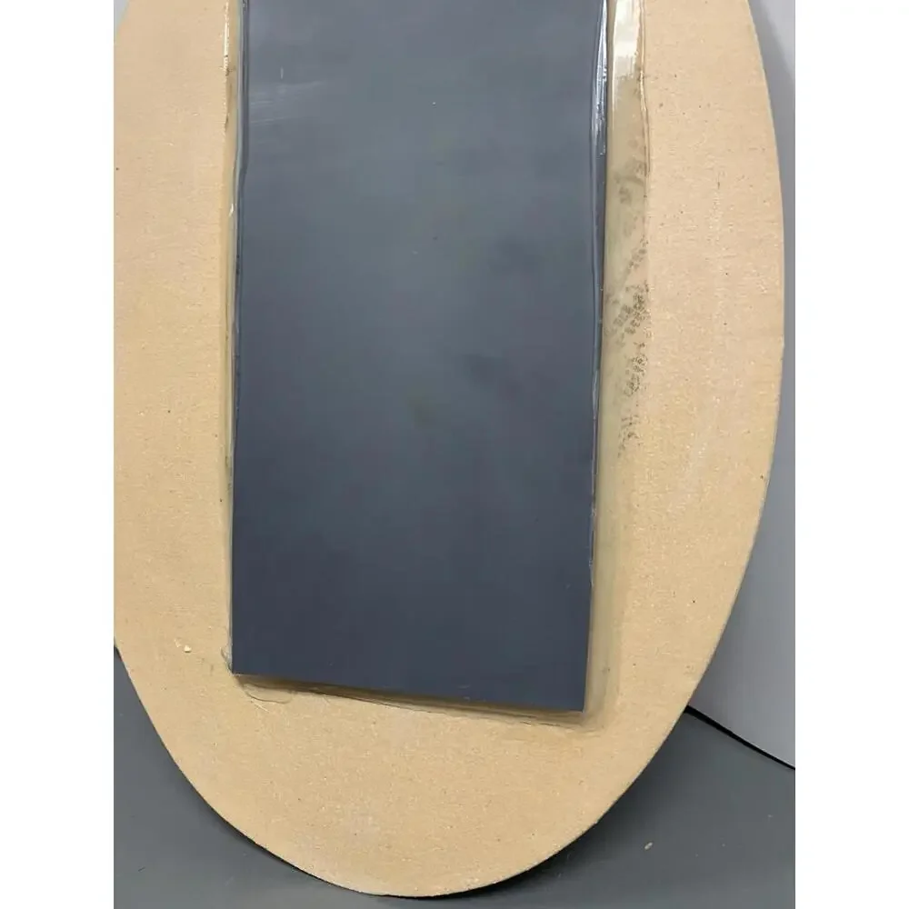 Art Pottery Mirror Calla Lily Kozon Studio Sculpted Art Signed 91, Vtg 13 X 8.5